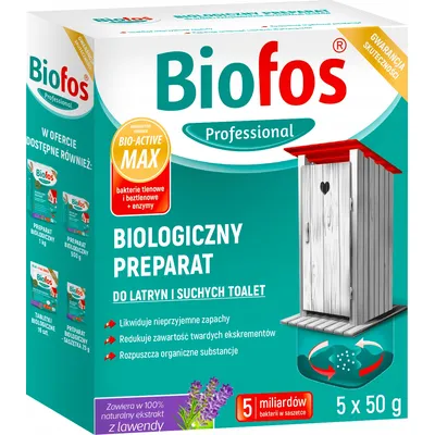Biofos - Bakterie do latryn i suchych toalet 250g