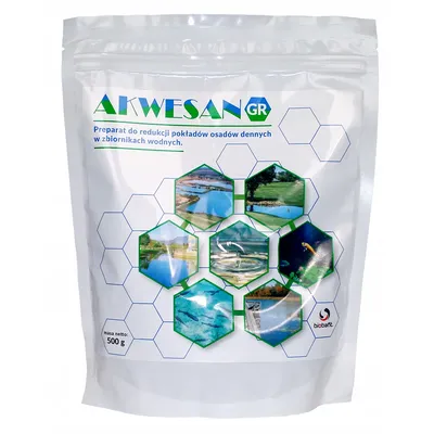 Biobakt - Akwesan GR 500g - Granulat do oczka wodnego i akwenów