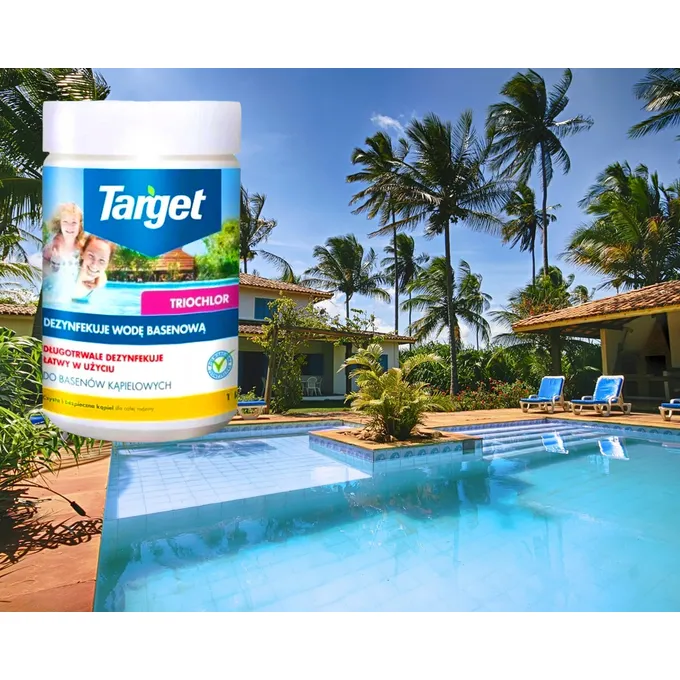 Target - chlor do basenu tabletki triochlor 1kg 5 x 200g