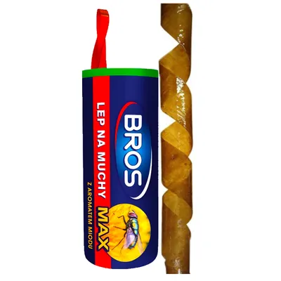 Bros - lep okrągły MAX na muchy komary meszki 1 szt.