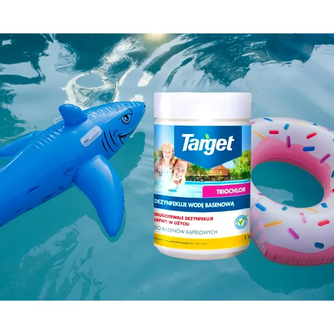 Target - chlor do basenu tabletki triochlor 1kg 5 x 200g