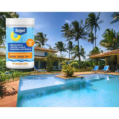 Target - Chlortix Multi Blue tabletki chlorowe do basenu 50 x 20g 1kg