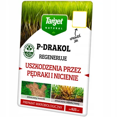 Target - P-Drakol 50g regeneracja trawnika uszkodzonego przez pędraki i nicienie