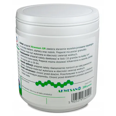 Biobakt - Akwesan GR 0,2 kg bakterie do oczka wodnego