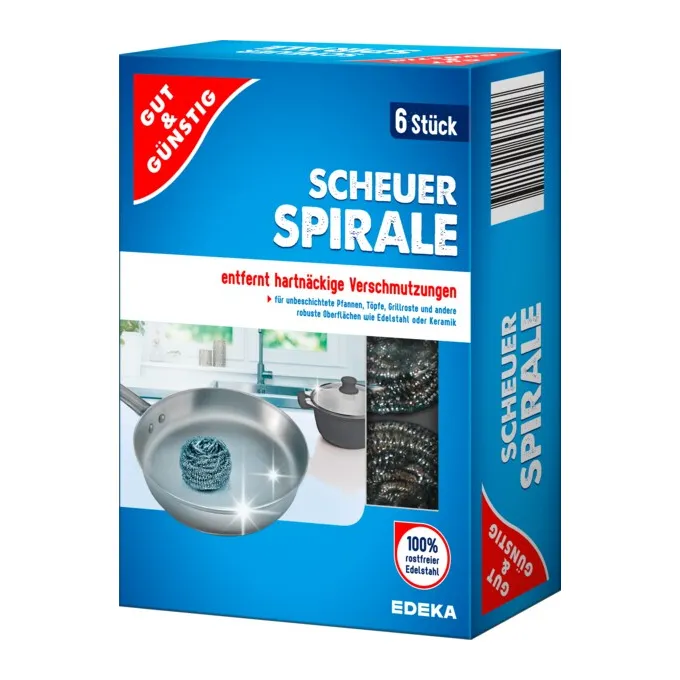 G&amp;G - druciak spiralny do kuchni garczków 6 szt.