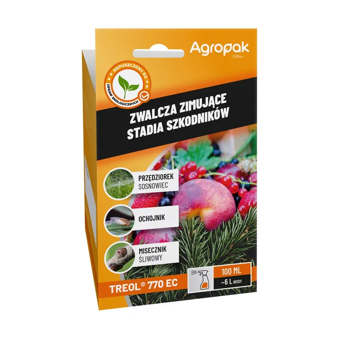 Agropak - Treol 770 EC olej parafinowy środek na przędziorka misecznika -100ml