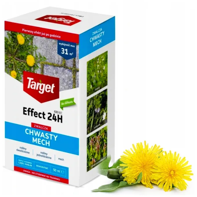 TARGET EFFECT 24H 680EC ZWALCZA CHWASTY MECH NA ŚCIEŻKI CHODNIKI 50ML