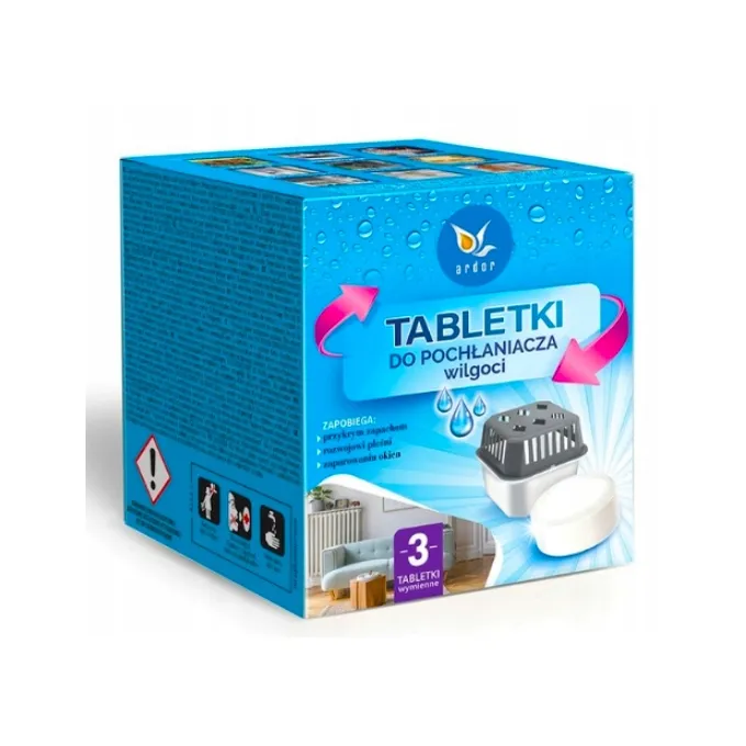Ardor - tabletki do pochłaniacza wilgoci Ardor - 3x450g