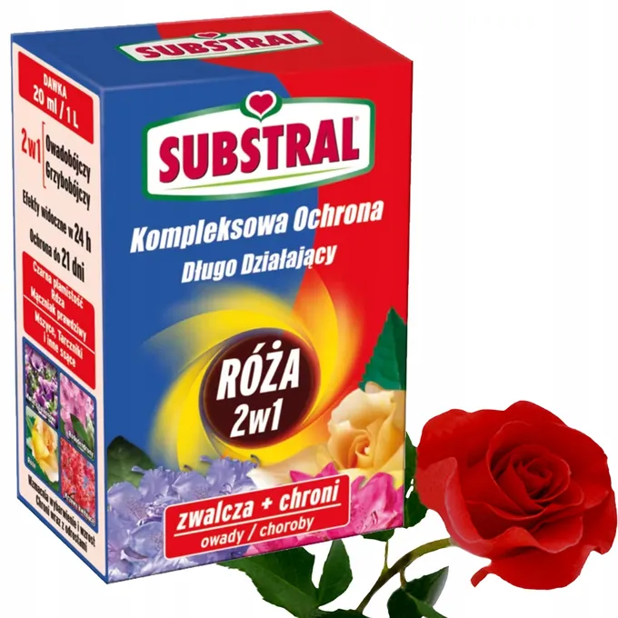 Substral - kompleksowa ochrona kwiatów róża 2w1 - 25ml