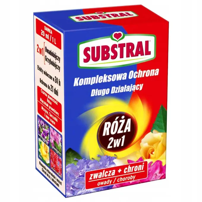 Substral - kompleksowa ochrona kwiatów róża 2w1 - 25ml