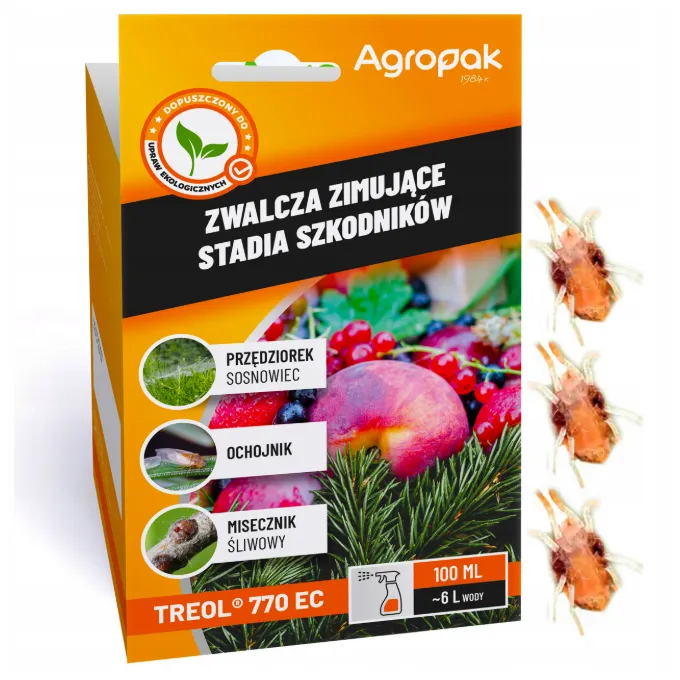Agropak - Treol 770 EC olej parafinowy środek na przędziorka misecznika 100ml
