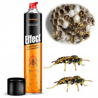 SILNY SPRAY ŚRODEK PREPARAT NA SZERSZENIE OSY GNIAZDA OS EFFECT 750ML
