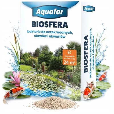 Bakterie do oczka wodnego stawu BIOSFERA czysta woda regenerator oczek 350g