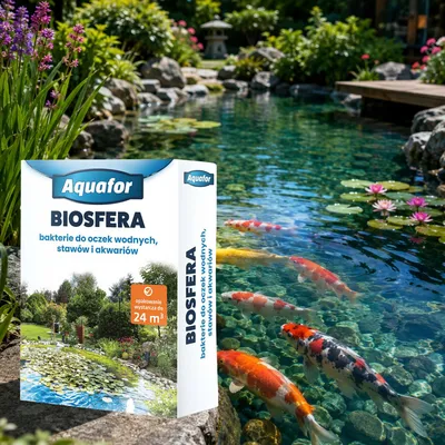 Bakterie do oczka wodnego stawu BIOSFERA czysta woda regenerator oczek 350g