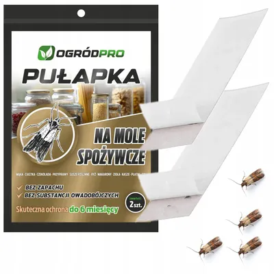 OGRÓDPRO - pułapka wabiąca na MOLE SPOŻYWCZE skuteczna lep środek owady 2 SZT. 