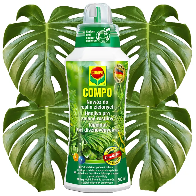 Nawz do Rolin Zielonych i palm Draceny Fikusa Monstery Paproci 0,5l Compo  - Bioires.pl - Wszystko do domu i ogrodu