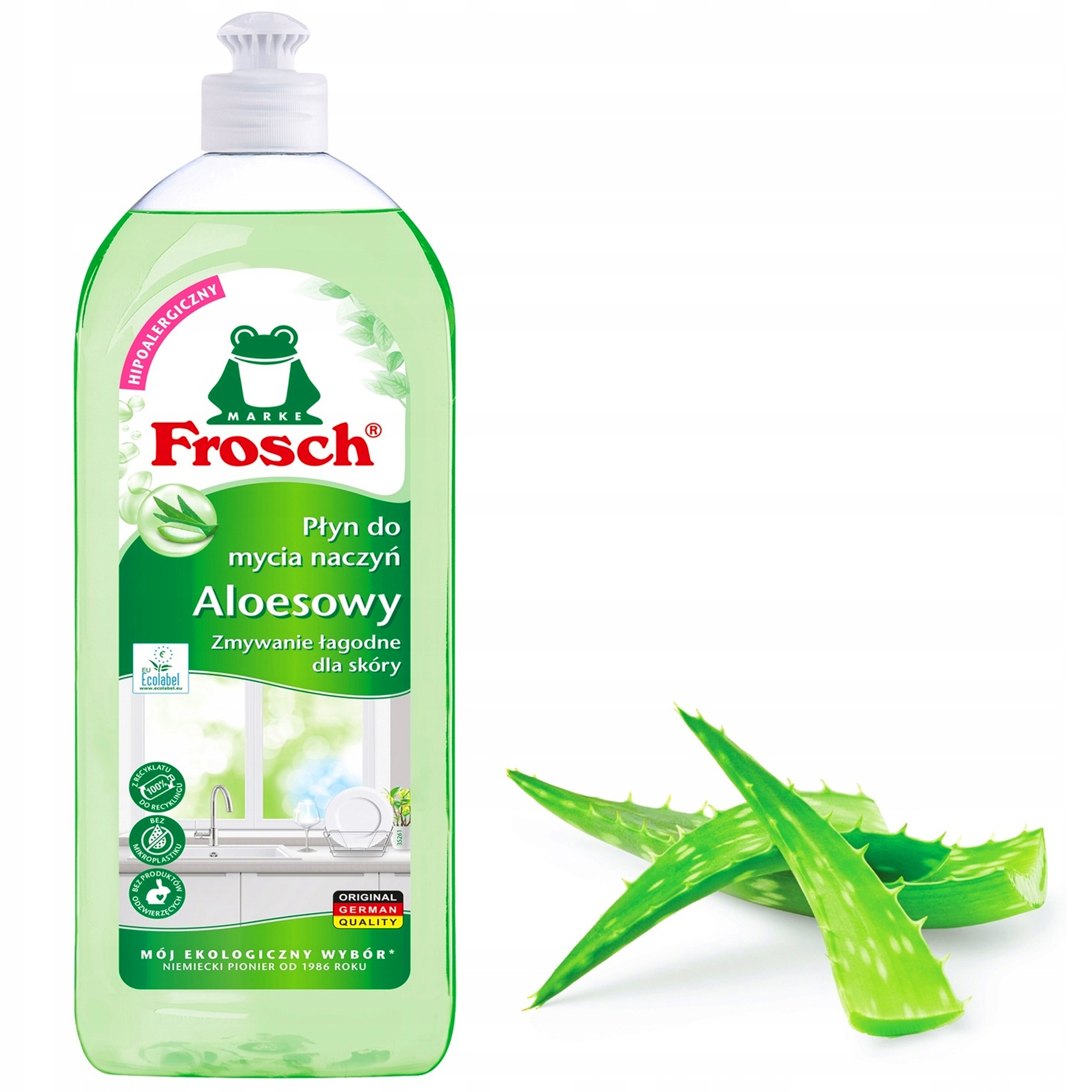 Frosch - Aloesowy pyn do mycia naczy 750 ml - Bioires.pl - Wszystko do  domu i ogrodu