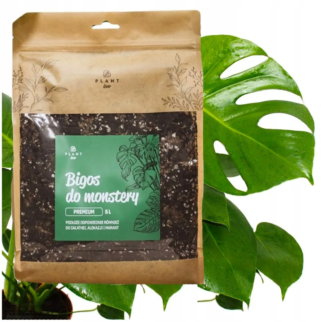 Ziemia Podoe Do Monstery 5l Premium Plant Lover Bigos Z Certyfikatem -  Bioires.pl - Wszystko do domu i ogrodu